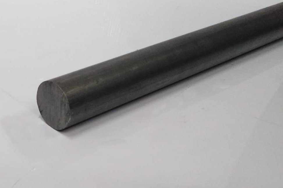 เหล็ก เพลากลม ขนาด 24 มิล  เกรด SS400 Steel round bar แบ่งขายที่ ความยาว 10 เซนติเมตร