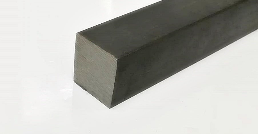เหล็ก สี่เหลี่ยม  ขนาด 2" SS400 Steel square bar แบ่งขายที่ ความยาว 10 เซนติเมตร