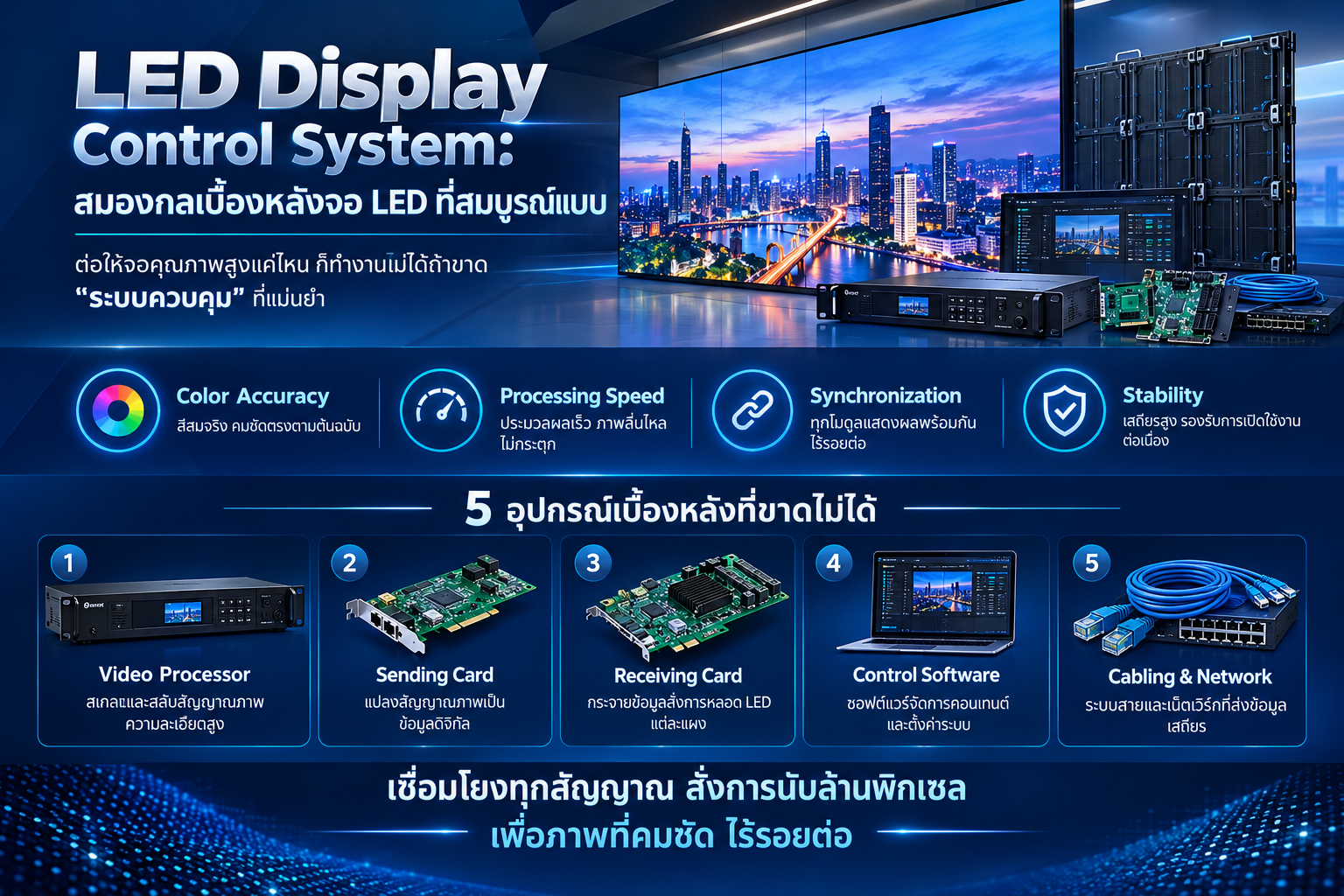  ระบบควบคุมจอแสดงผล LED