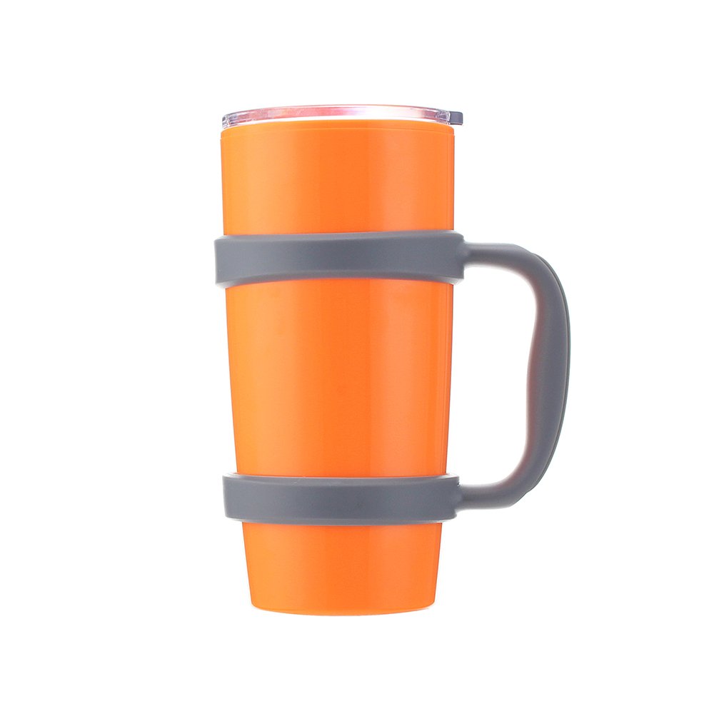 Plastic Tumbler with Lid and Handle