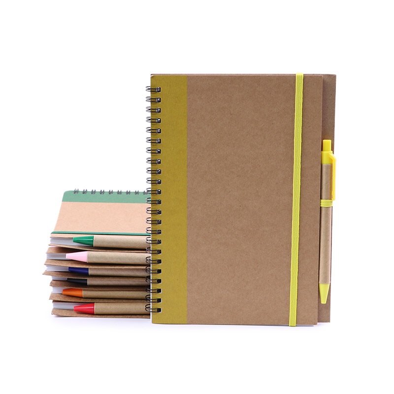 Recycle Spiral Notebook with Pen