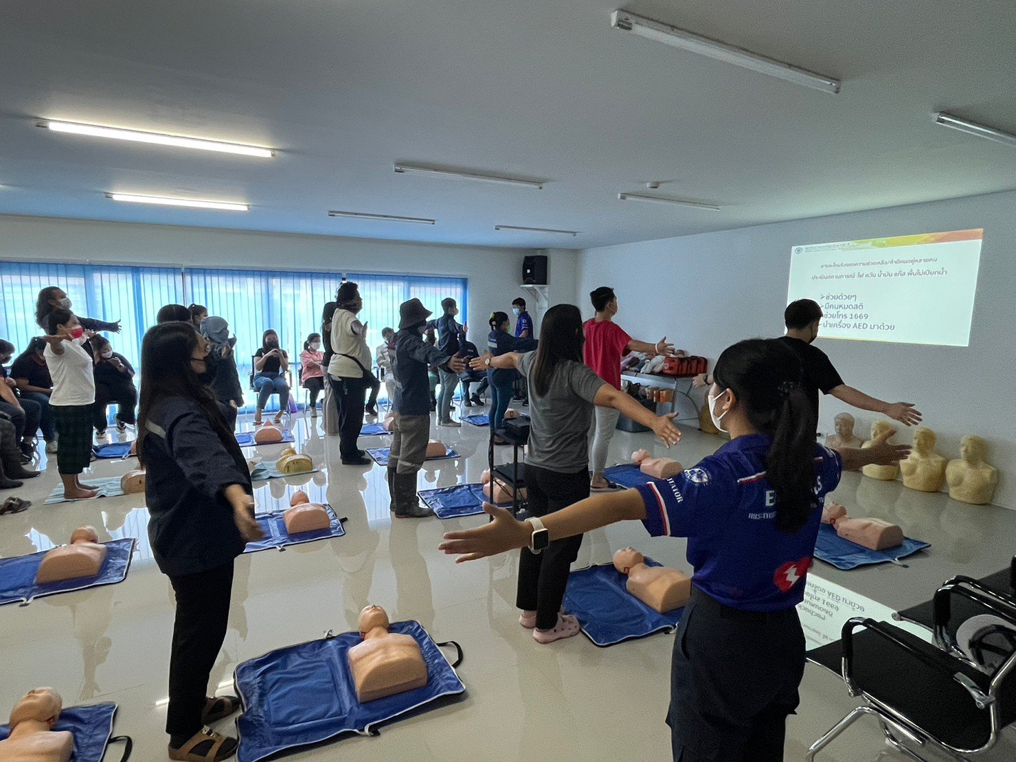 หลักสูตรการปฐมพยาบาลเบื้องต้น CPR & AED วันเสาร์ที่ 24 กันยายน 2022