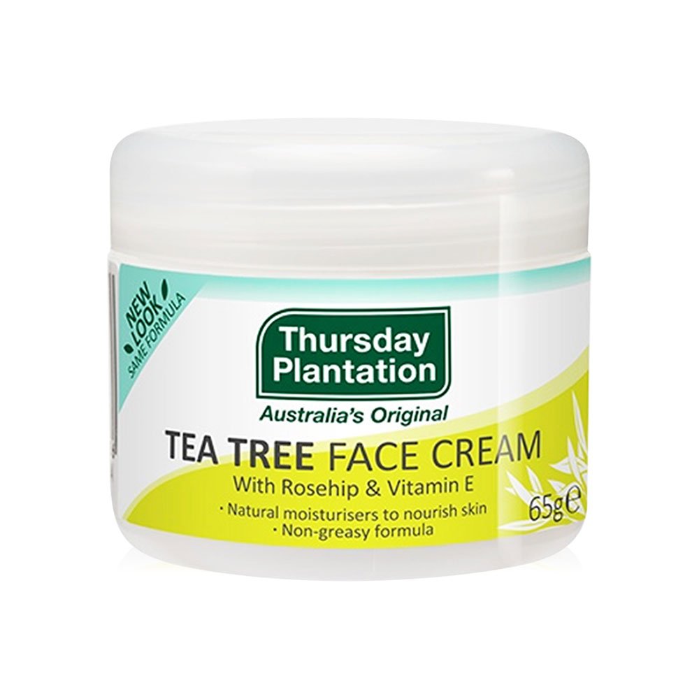 Thursday plantation tea tree Face Cream with Rosehip & Vitamin E ผลิตภัณฑ์ำบรุงผิวหน้า 65กรัม