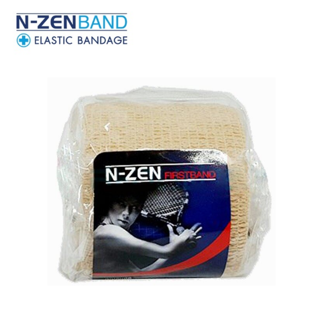 N-Zen Firstband เอ็น-เซ่น เฟิร์สแบนด์ เทปผ้าพันเคล็ด สีเนื้