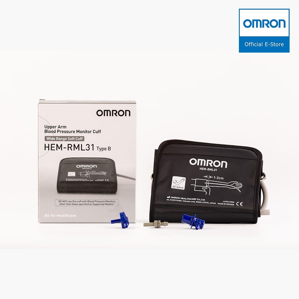 ผ้าพันแขน OMRON รุ่น HEM-RML31 Size M-L ขนาด 22-42 CM.