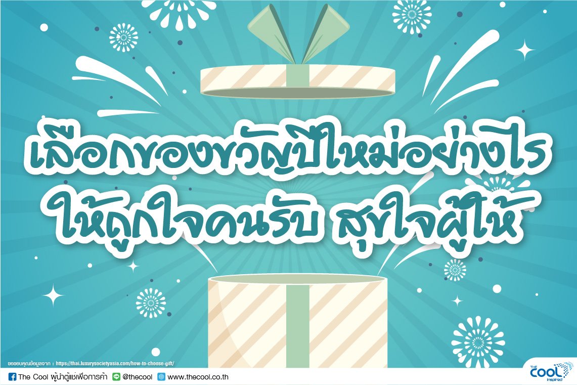 เลือกของขวัญปีใหม่อย่างไร ให้ถูกใจคนรับ สุขใจผู้ให้