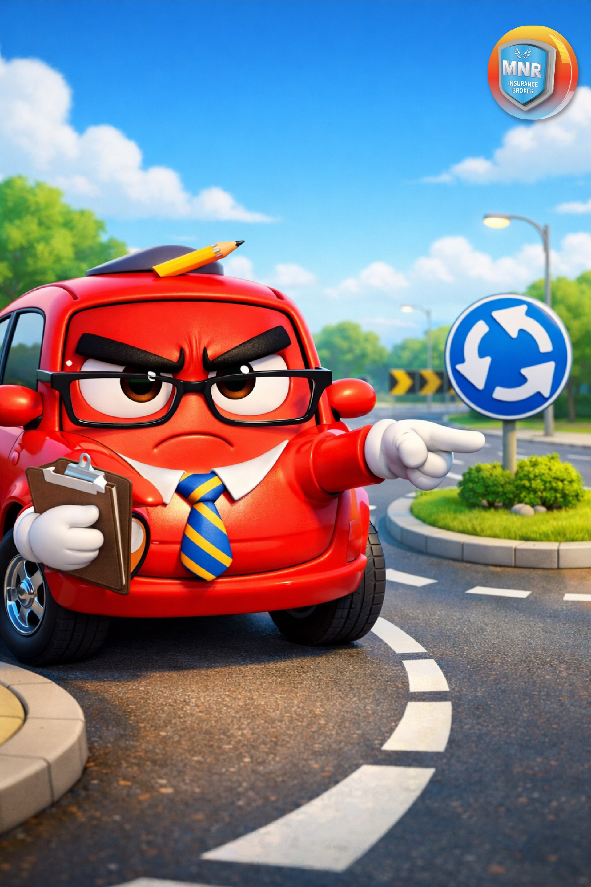 4 ขั้นตอนขับรถเข้า-ออกวงเวียน