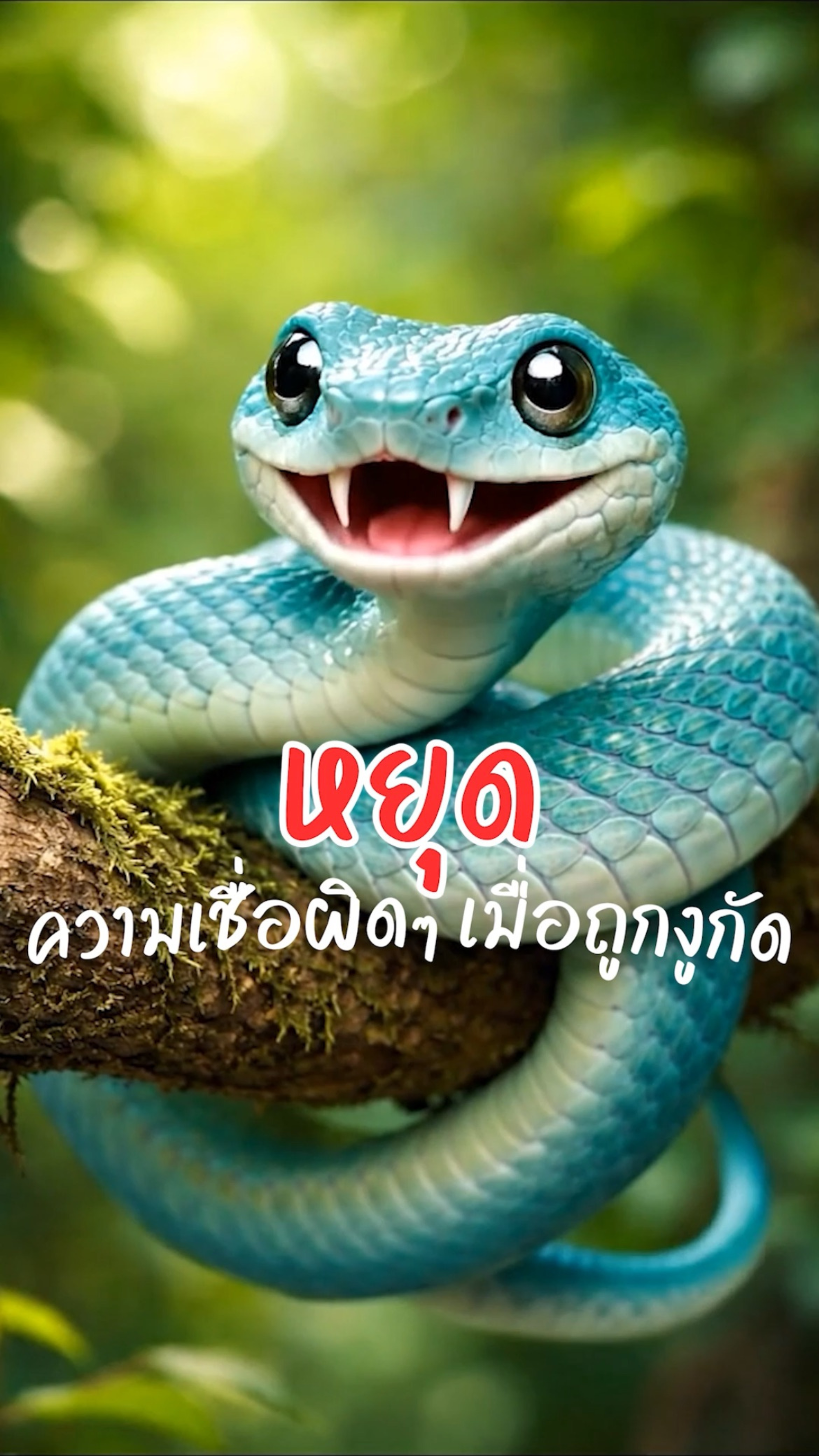 หยุดความเชื่อผิดๆ เมื่อถูกงูกัด