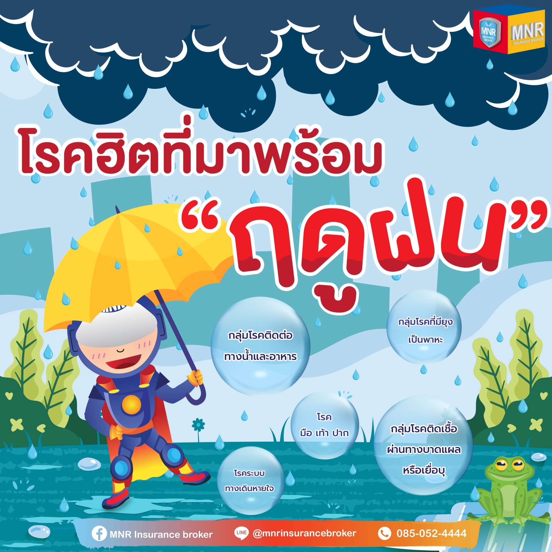 โรคฮิตที่มาพร้อม "ฤดูฝน" โรคฮิตที่มาพร้อม "ฤดูฝน"