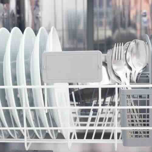 commercial SMEG dishwasher and glass washer for restaurant use