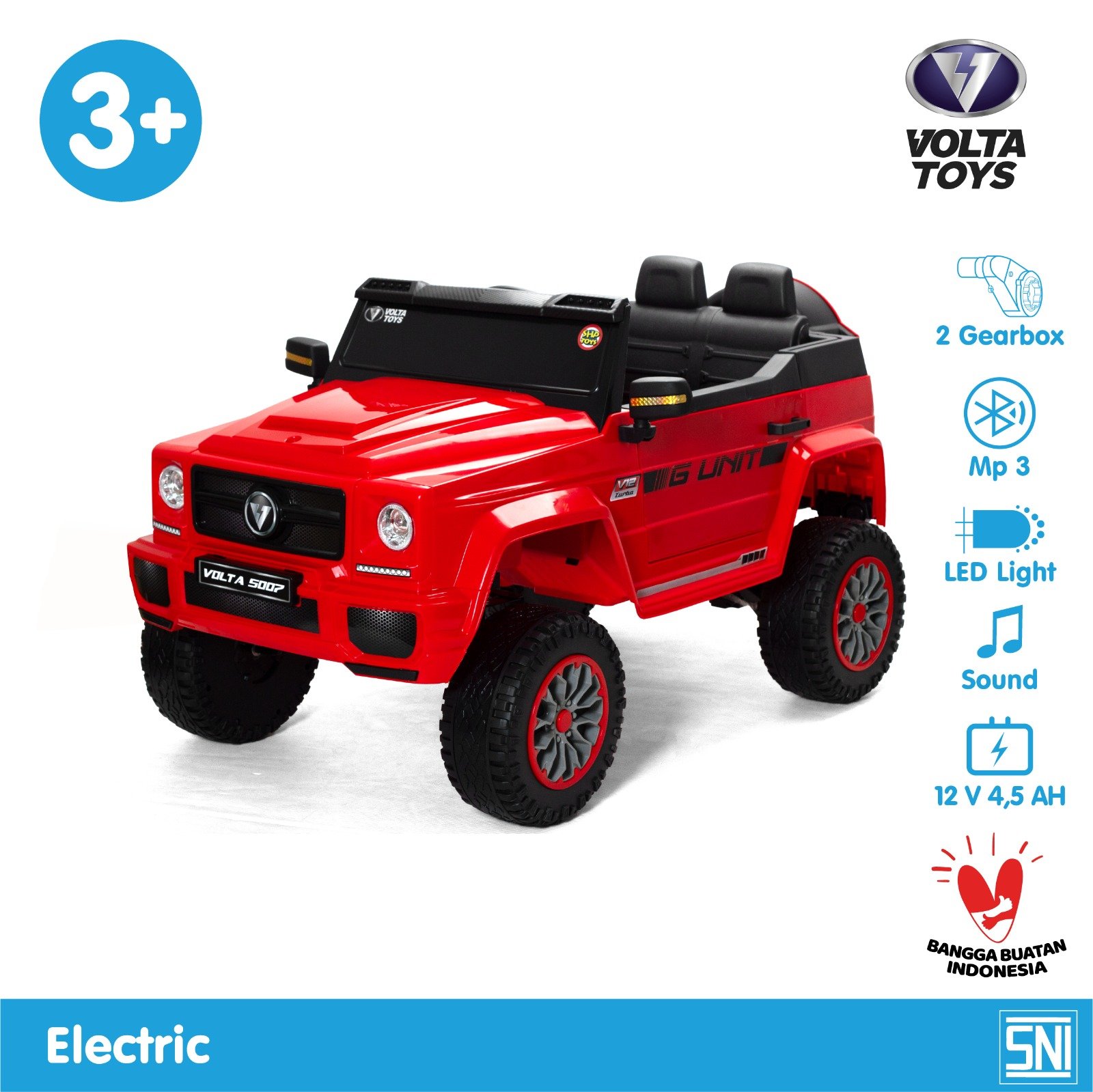 G-Unit Max Volta Toys by SHP (Volta 5007) Mainan Mobil Aki Anak 12Vada Remote Control