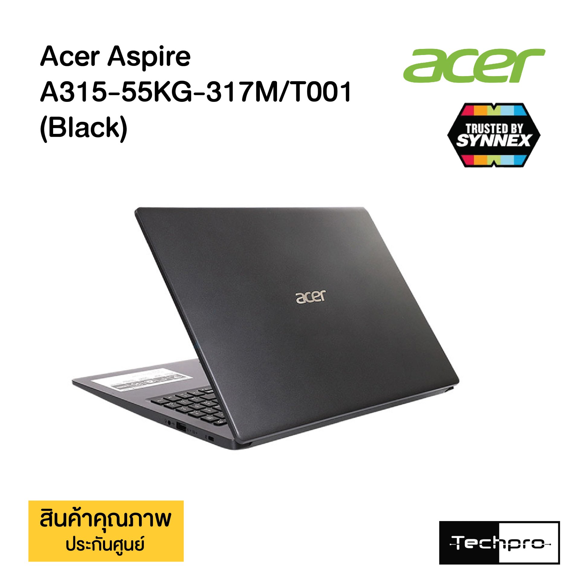 Acer Aspire A315-55KG-317M/T001 (Black) - techpro