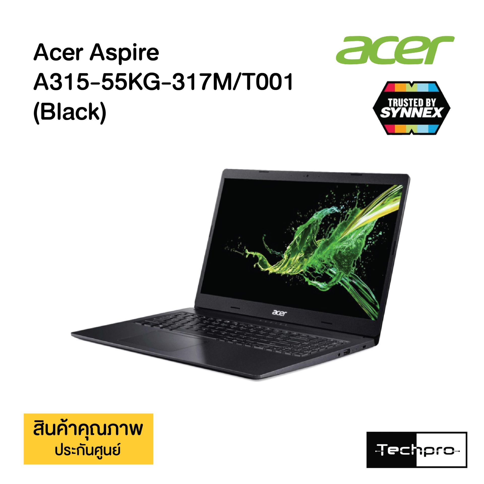 Acer Aspire A315-55KG-317M/T001 (Black) - techpro