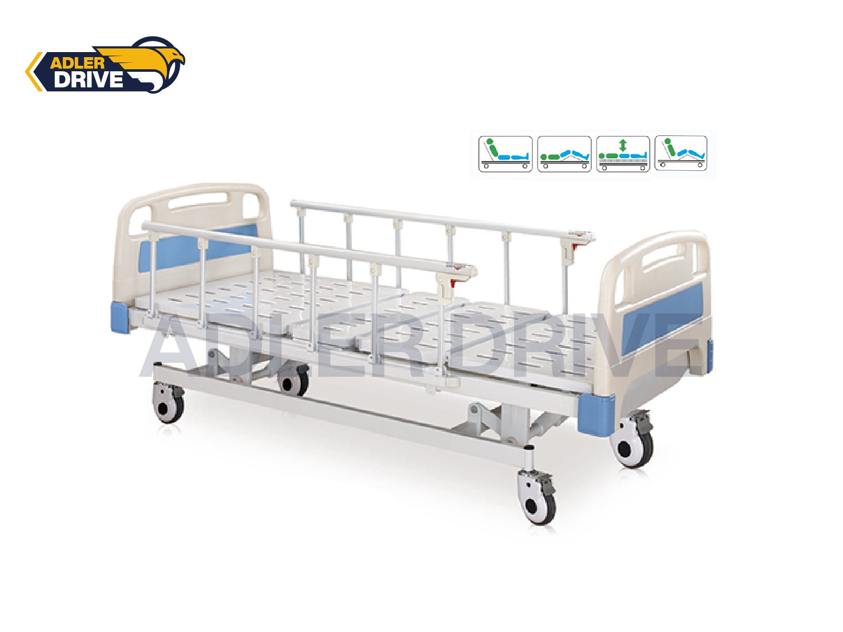 เตียงผู้ป่วย ไฟฟ้า 4 ฟังก์ชั่น ปรับสูง-ต่ำได้ ใช้งานสะดวกกว่า รุ่น A-002
