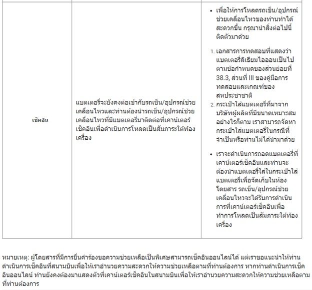 ขั้นตอนการนำรถเข็นผู้ป่วยขึ้นเครื่องบิน