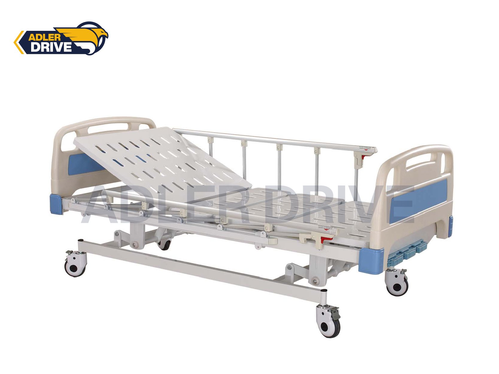 เตียงผู้ป่วย 3 ฟังก์ชั่น แบบมือหมุน (Manual) รุ่น A-001