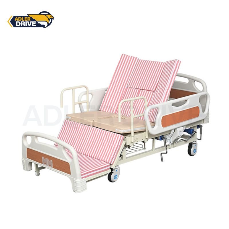 เตียงผู้ป่วยมือหมุนปีกนก พลิกตะแคงตัวซ้าย-ขวา รุ่นซุปเปอร์ชีป Super Cheap (C-021)