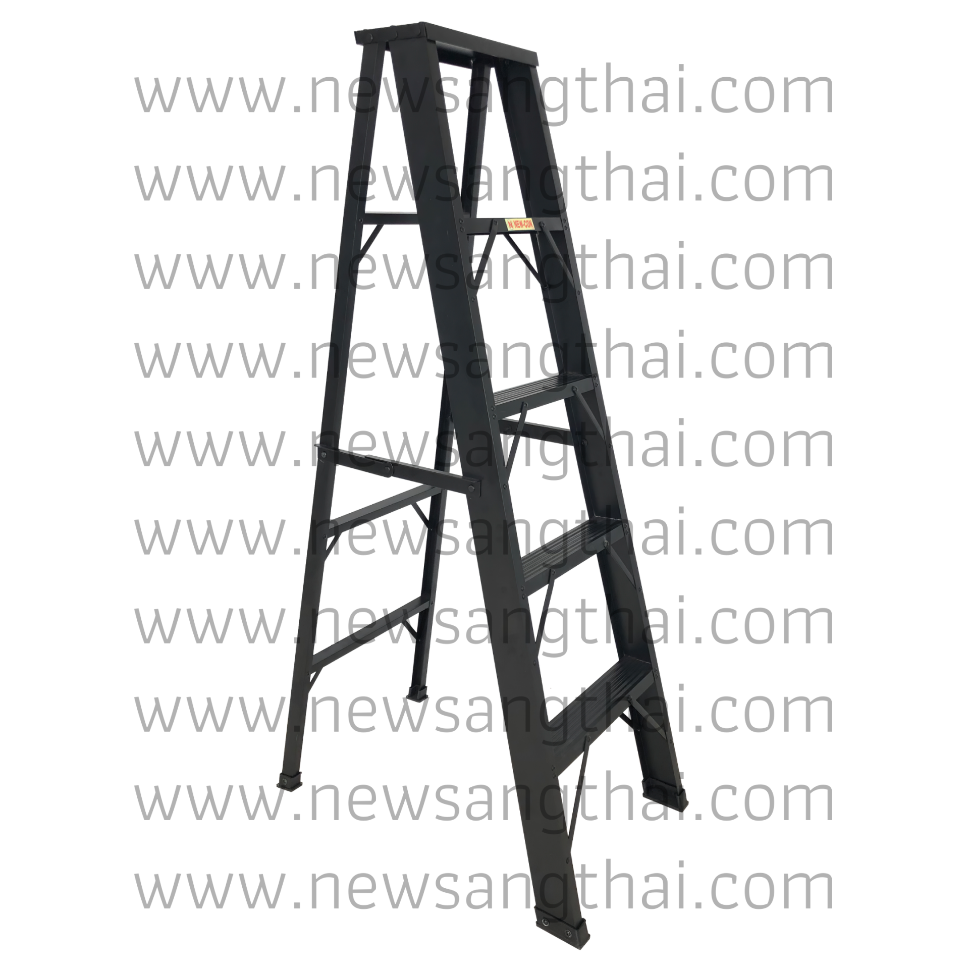 Newcon Black Folding Ladder