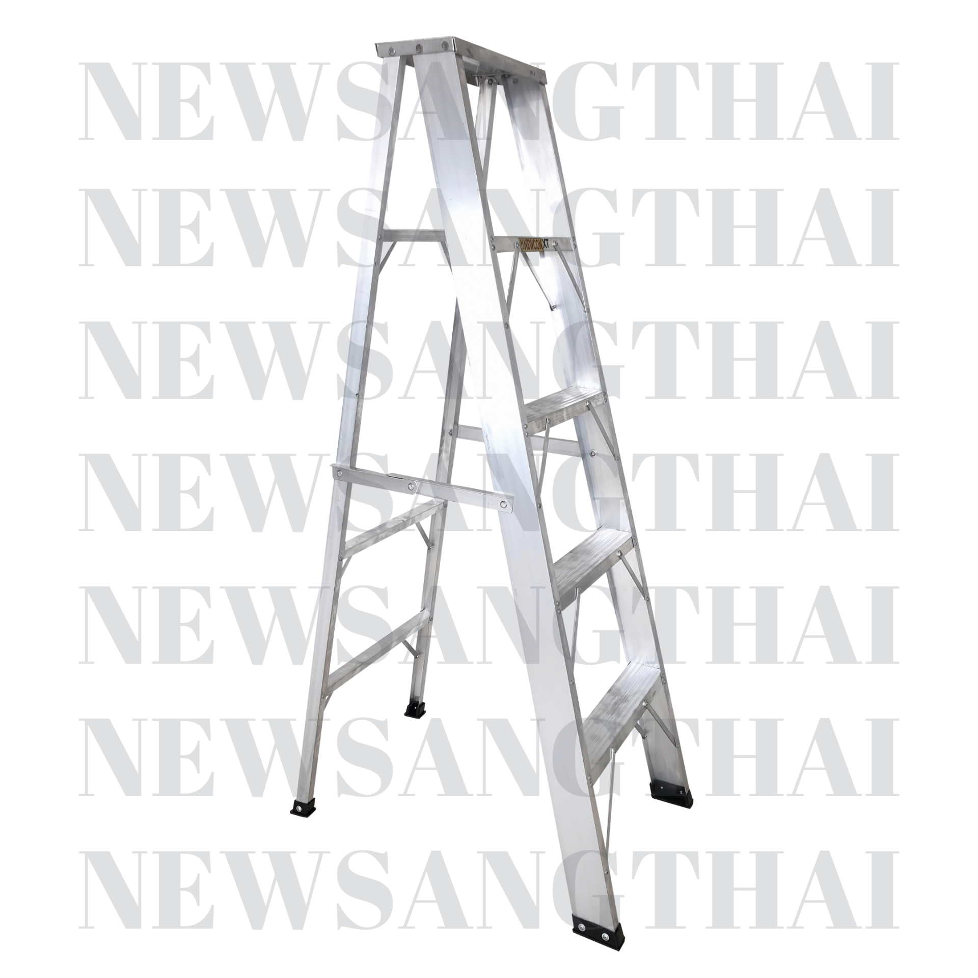 NEWCON Thai Industrial Standard aluminium folding ladder 5 Feet / Steps