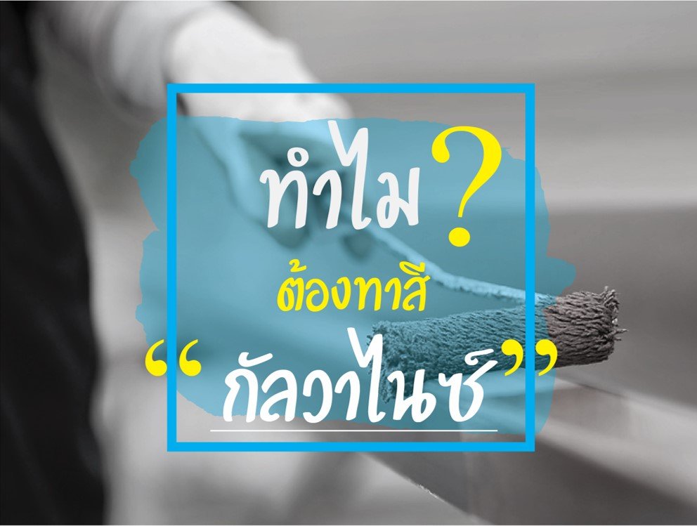 ทำไมต้องทาสีกัลวาไนซ์ 