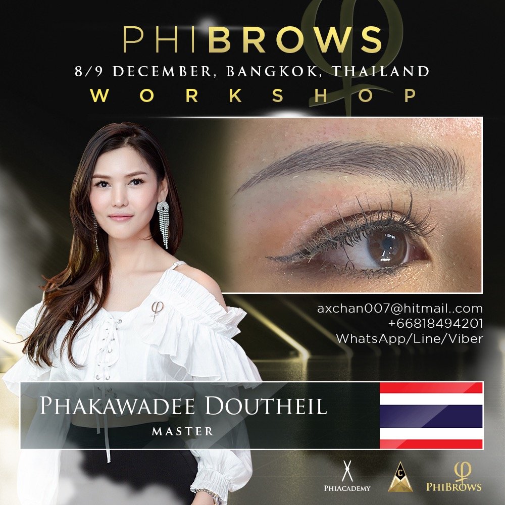 The Best PhiBrows Training in Thailand Microblading