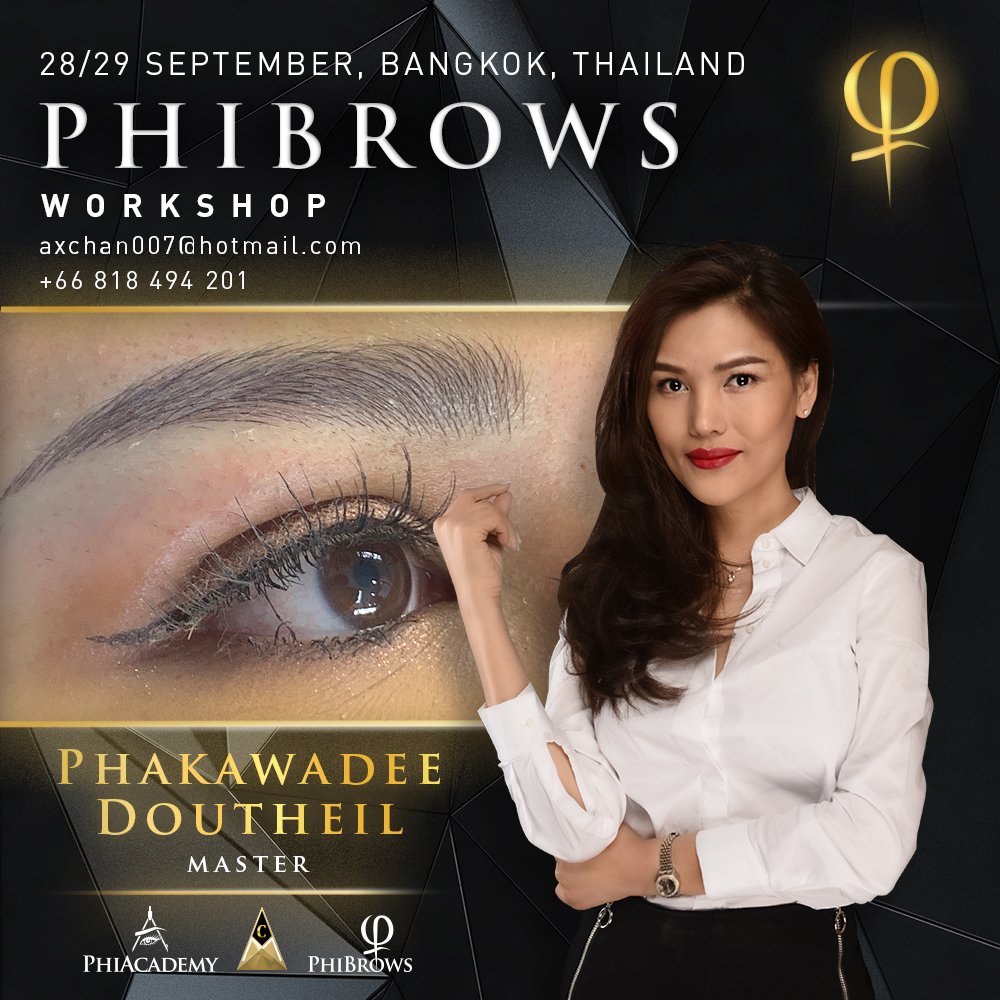 The Best PhiBrows Training in Thailand Microblading
