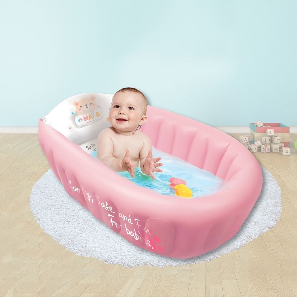 Nai-B Inflatable Baby Bathtub อ่างอาบน้ำเป่าลมนำเข้า