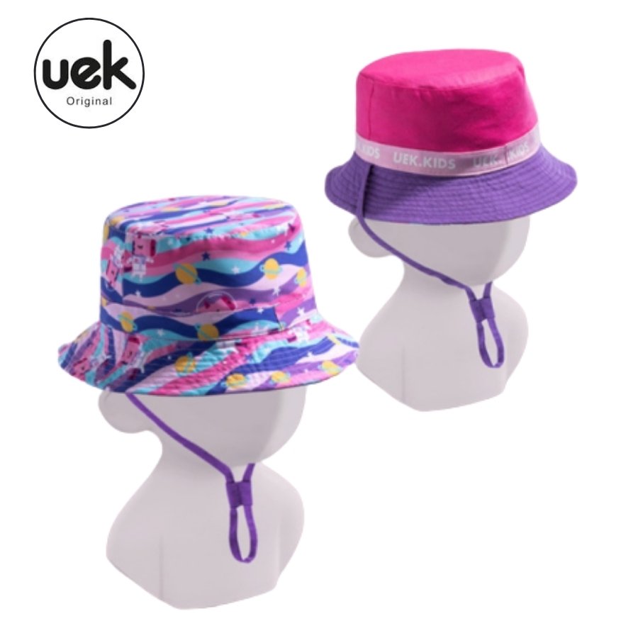 หมวกท่องเที่ยวพร้อมหน้ากาก ''ยูนิคอร์น'' สีม่วง/ชมพู