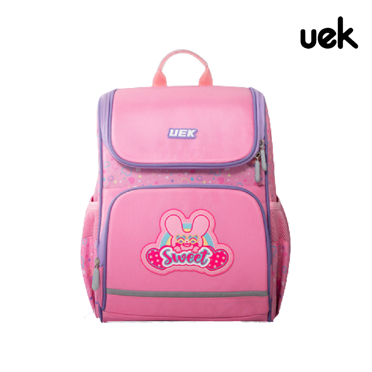 กระเป๋าเป้นักเรียน รุ่น Rainbow "Sweetheart" สีชมพู (XL)