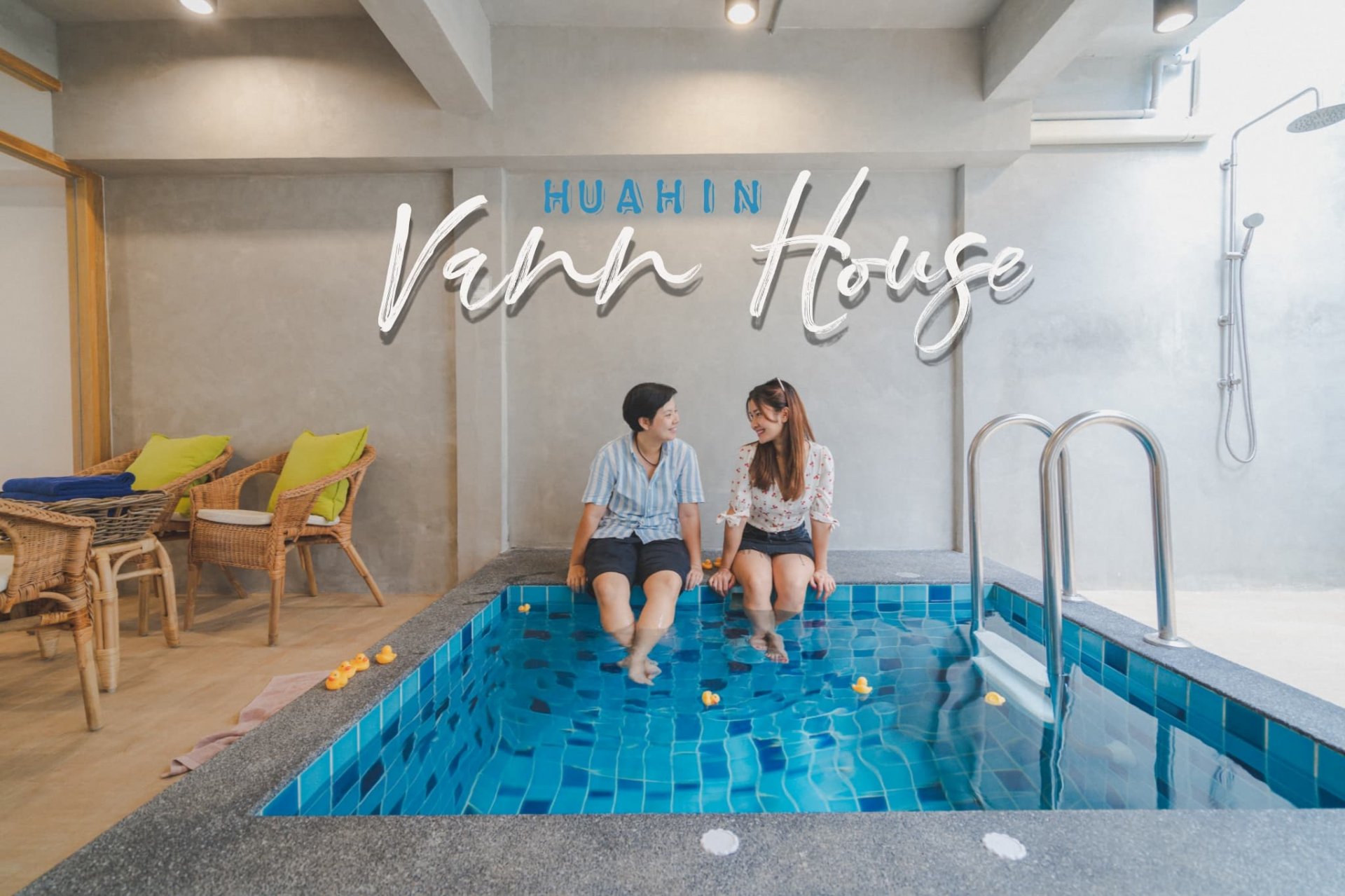 Vann House Huahin บ้านพักในสไตล์ Airbnb ที่คุ้มมาก ๆ ราคาเริ่มต้นเพียง 4,500 บ.เท่านั้น!!!! พักได้ 8 คน สบาย ๆ