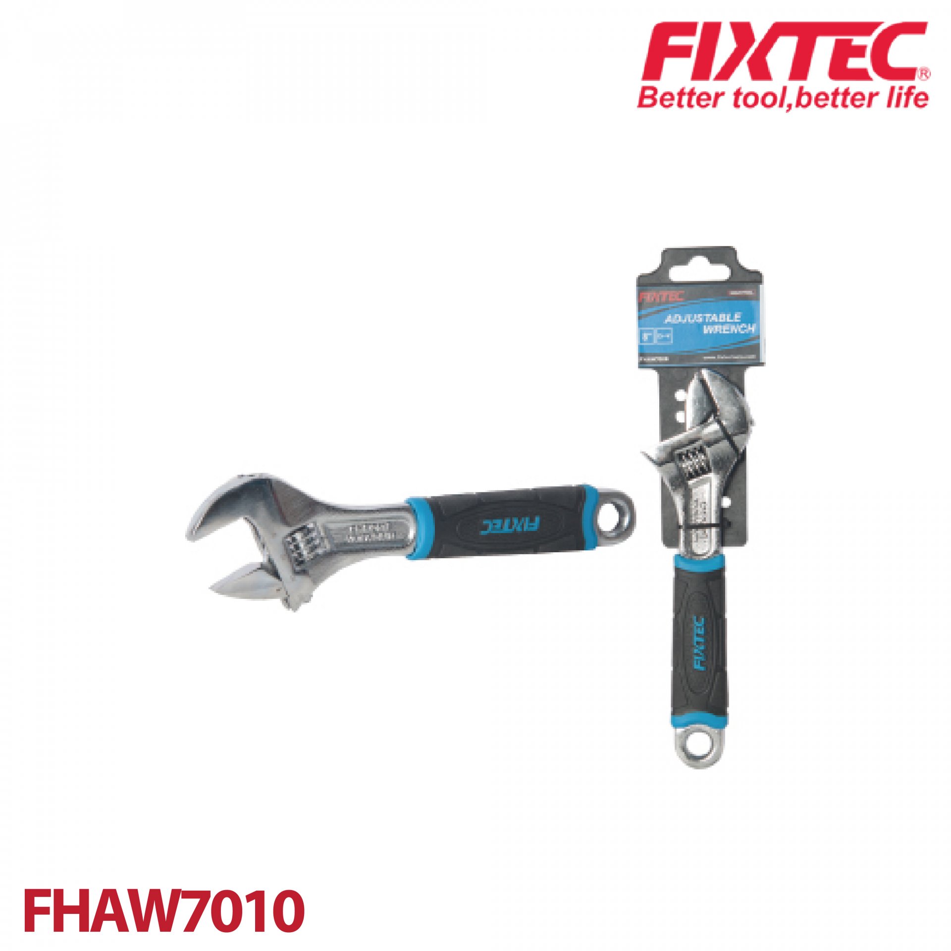 ประแจเลื่อน 10" FIXTEC FHAW7010
