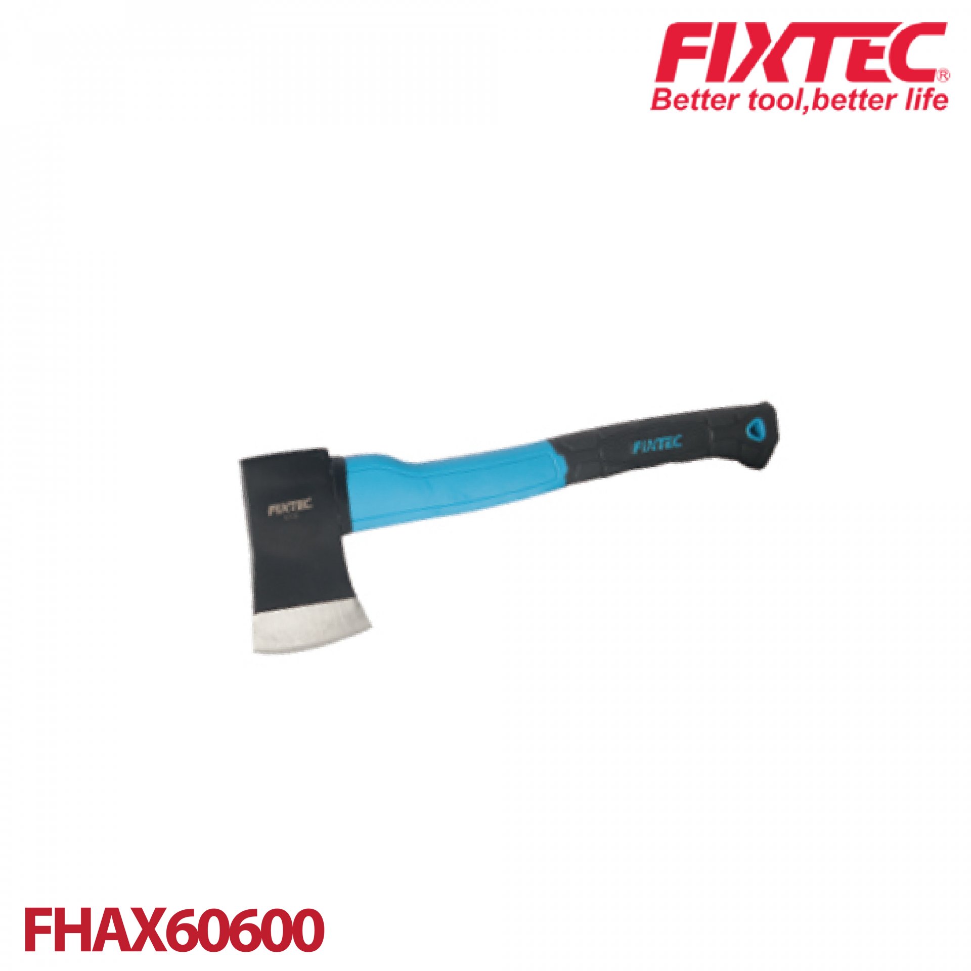 ขวาน ด้ามไฟเบอร์ 600 กรัม FIXTEC FHAX60600
