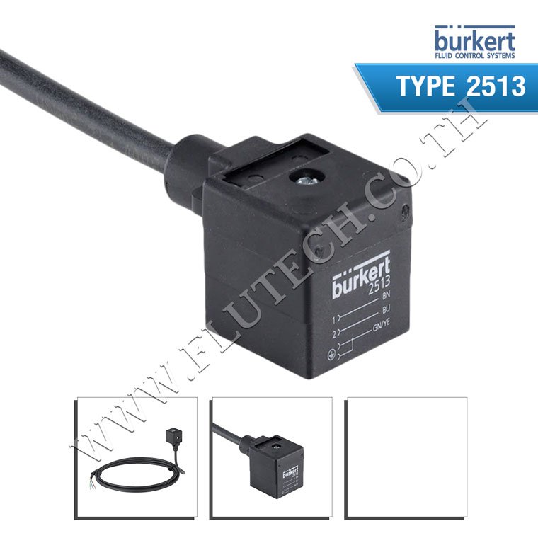 BURKERT TYPE 2513 - Cable plug acc. to DIN EN 175301-803 Form A