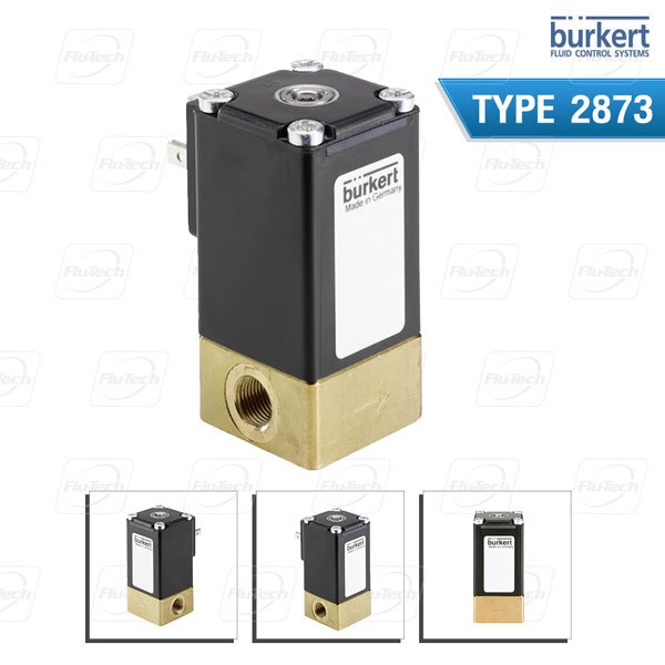BURKERT TYPE 2873 - Direct-acting 2-way standard solenoid control valve