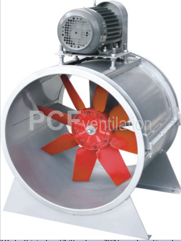 PCF พัดลมอุตสาหกรรม สำหรับส่งลม เป่าลม ดูดลม ชนิดถังกลม Model :  KT-C Series