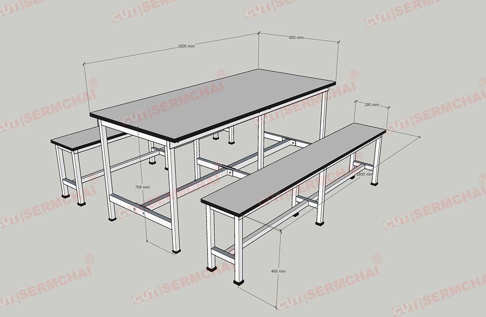 โต๊ะโรงอาหาร  Model : FT-7024