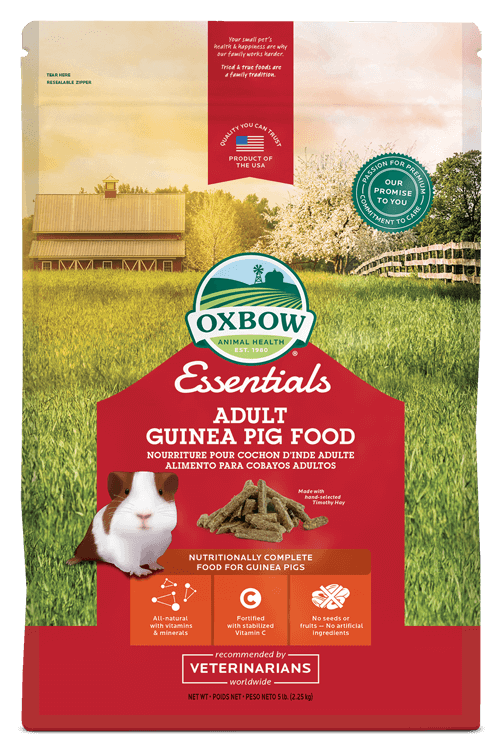 Oxbow อาหารหนูแกสบี้โต Adult guinea pig 5 ปอนด์ (2.25 กก.)