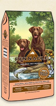 อาหารสุนัข Pinnacle Salmon & Ptato Gain Free สูตรเปลาแซลมอนและมันฝรั่ง ขนาด 12 ปอนด์ (5.45 กก.)