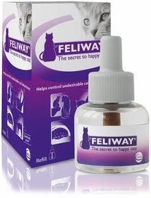 Feliway เฟลิเวย์ รีฟิลของรุ่นplug-in diffuser  ขนาด 48 มล.  ฟีโรโมนแห่งความสุข