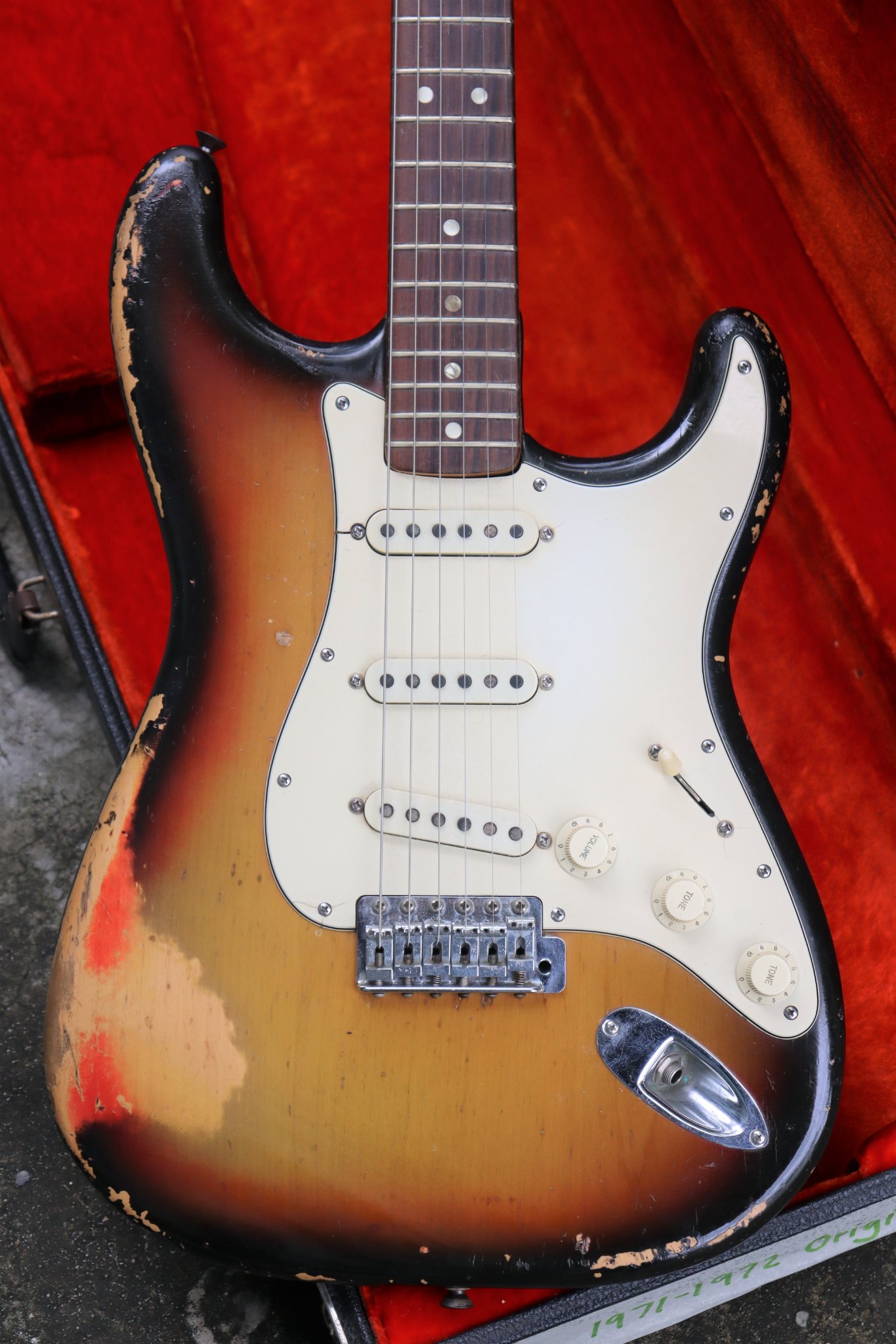 Fender Stratocaster 1972 Sunburst Original (3.5kg)