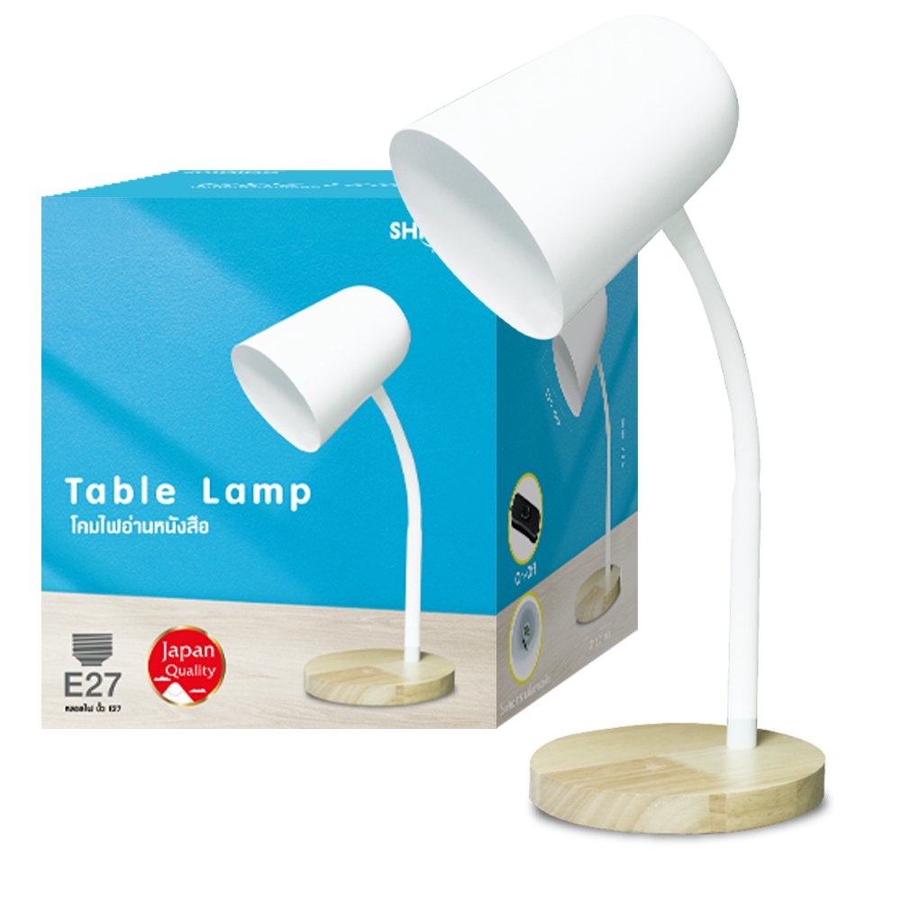Table Lamp E27 White