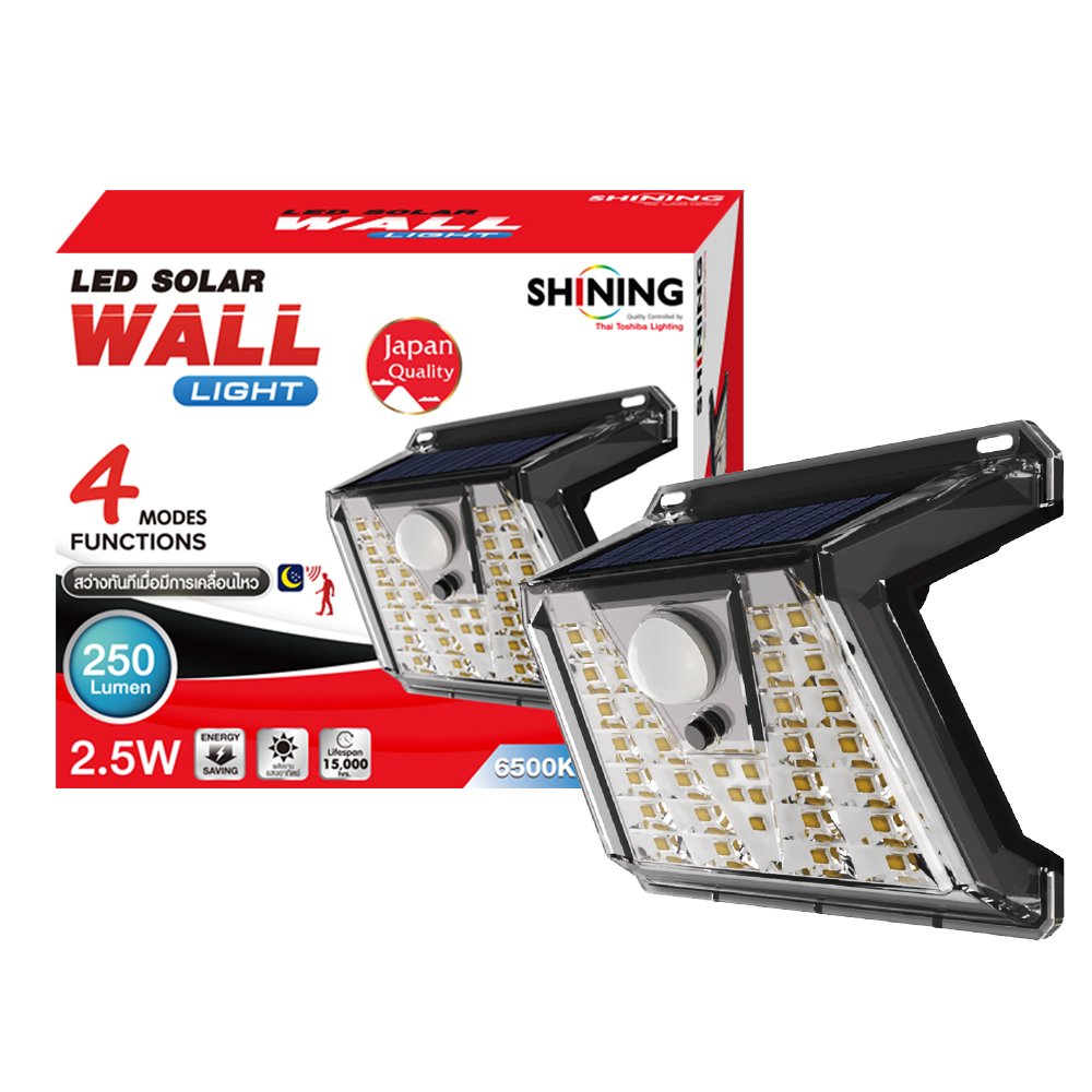 LED Solar Wall Light 2.5W