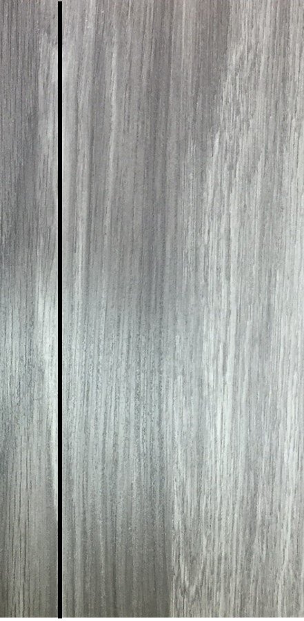 ประตู uPVC รุ่นภายใน EXTERA สี Smoke Grey บานเรียบ เซาะร่อง 1 เส้นตรง