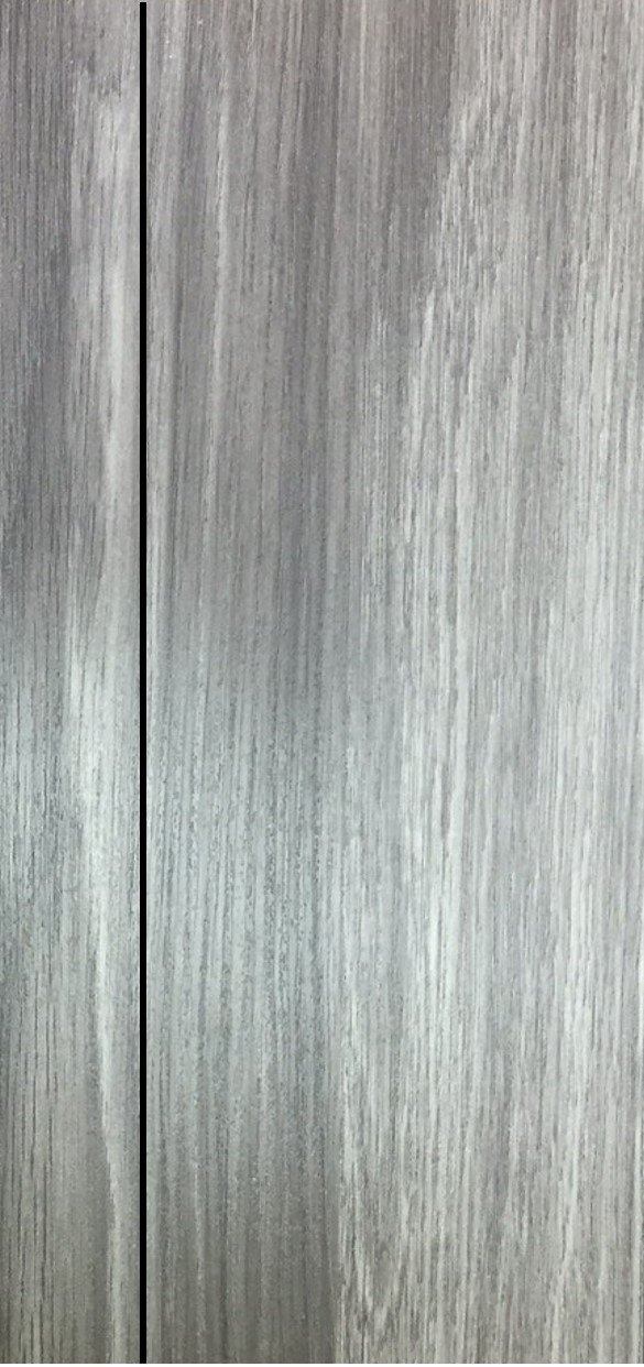 ประตู uPVC รุ่นภายใน EXTERA สี Smoke Grey บานเรียบ เซาะร่อง 1 เส้นตรง