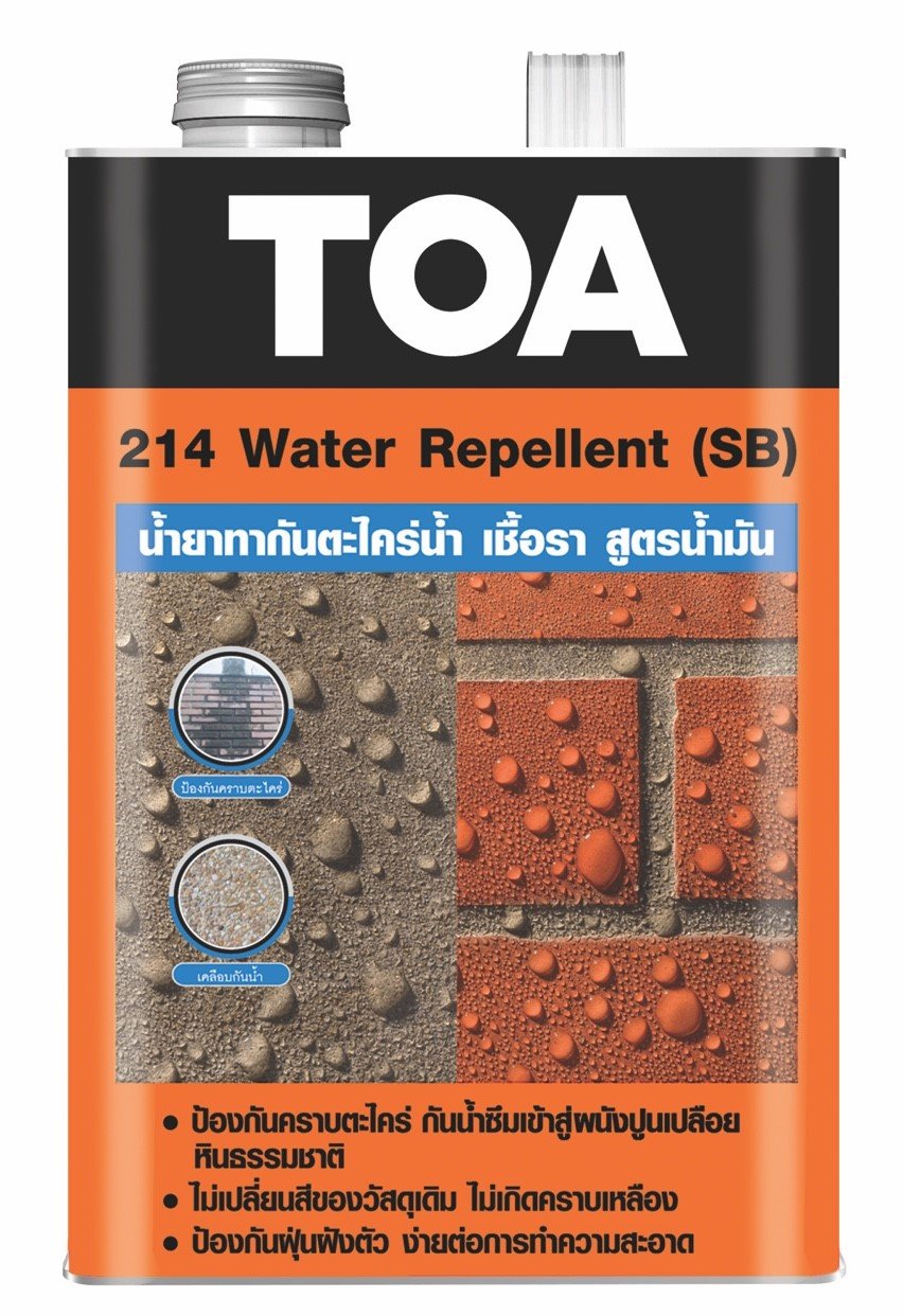 น้ำยาทากันตะไคร่น้ำ เชื้อรา สูตรน้ำมัน TOA 214 Water Repellent (SB)