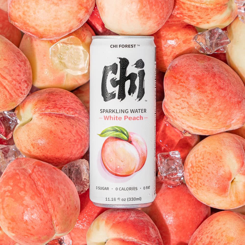 Chi Forest Flavored Sparkling Water White Peach Foodee99 3348