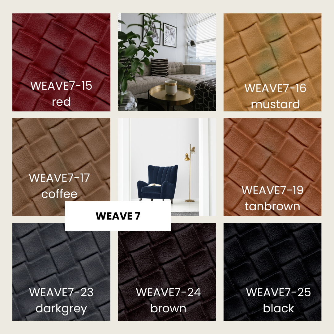 หนังเทียมลายสานรุ่น weave7