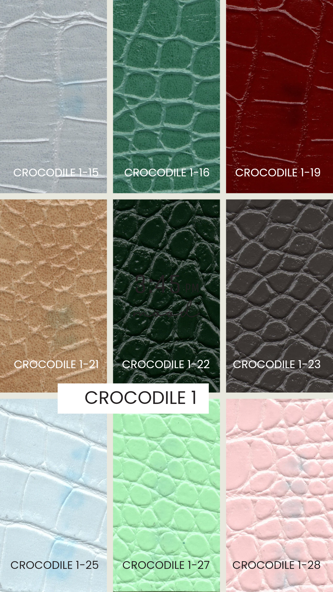 หนังเทียมลายหนังจรเข้รุ่นcrocodile1a