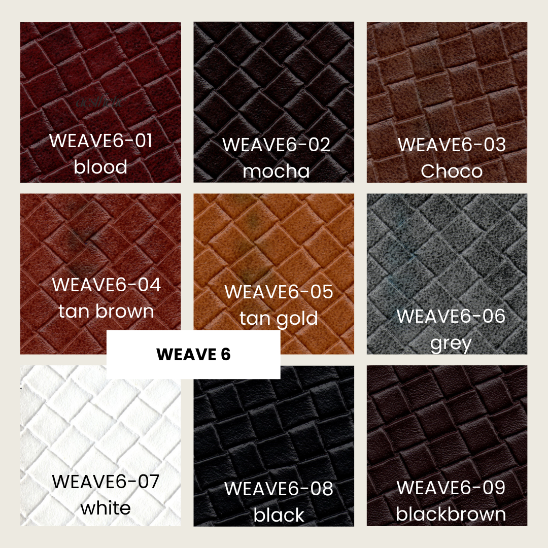 หนังเทียมลายสานรุ่นweave6