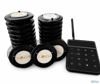 ผลงานออเดอร์ลูกค้าจริง Digital Pager System EasyPrint พร้อมสติกเกอร์ชื่อร้าน รูปที่ 4